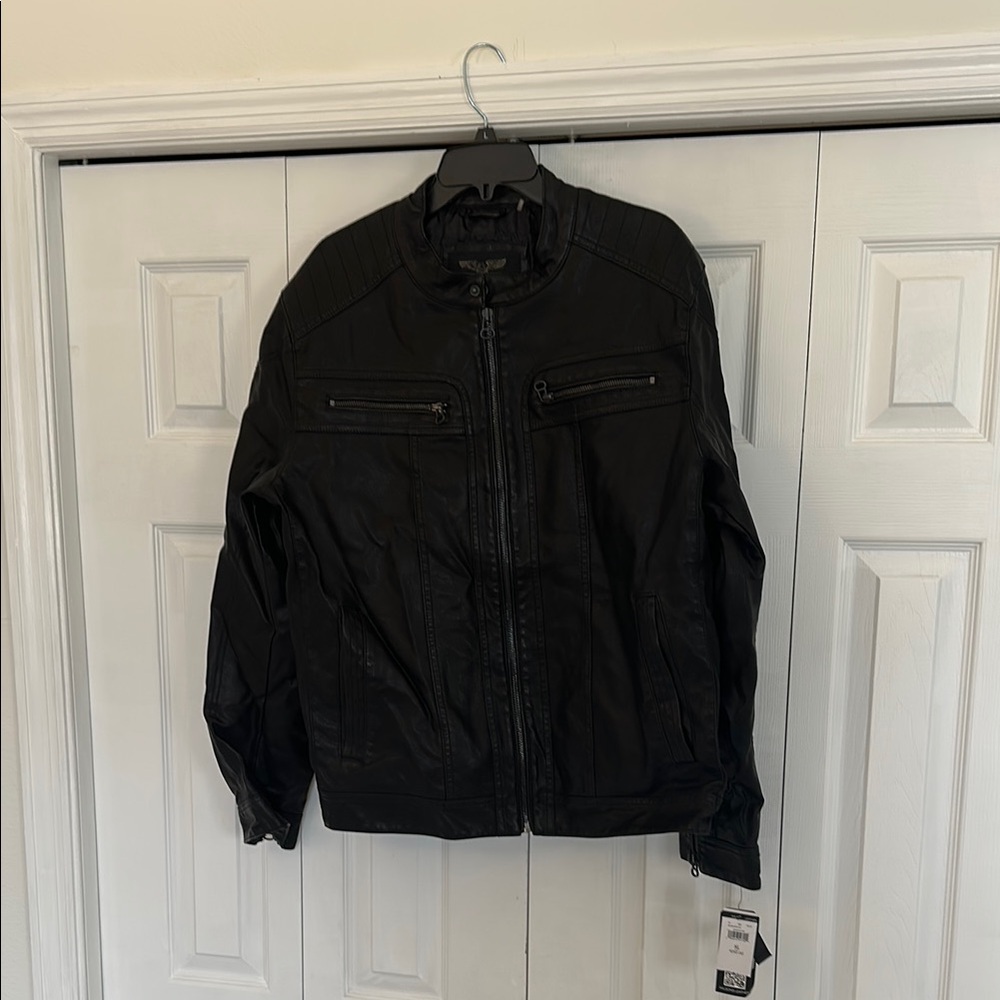 Wilsons Leather Black Bomber Jacket